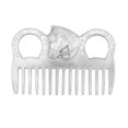 thumbnail image 4 of Zerodis Horse Comb Portable Metal Livestock Deshedding Grooming Tool For Removing Matted Fur, Knots & Tangles, 4 of 8