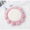 thumbnail image 3 of Flower Shaped Pet Bed Plush Cat Bed Warm Cat Nest Soft Puppy Pillow Cat Basket Round Bed Comfortable And Cute Washable Cat Pillow 60cm (white), 3 of 5