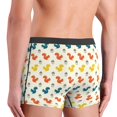 thumbnail image 4 of Men's Boxer Briefs, Classic Colorful Cute Squirrel Soft Comfy Mens Underwear Boxer Briefs Breathable With Widen Waist, 4 of 7