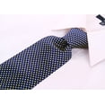thumbnail image 5 of Scott Allan Collection Navy Tie | Standard Size Adult Tie | Neckties for Men | Navy Blue and Yellow Tie, 5 of 5