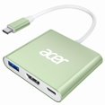 thumbnail image 1 of Acer USB-C to HDMI Adapter 4K 100W PD USB 3.0 Multiport, 1 of 8