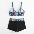 thumbnail image 6 of Warop Women's Plus Size Floral Print Bikini Set, 2-Piece Swimsuit with Adjustable Straps, Quick-Dry Swimwear for Beach and Pool, 6 of 6