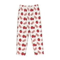 thumbnail image 4 of Xecao Strawberry Women's Straight Lounge Pajama Pants: The Epitome of Relaxed Sleepwear, 4 of 9