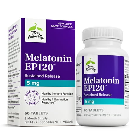 Terry Naturally Melatonin EP 120 5mg - 60 Tablets