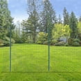thumbnail image 6 of Green PVC Coated Welded Wire Fencing, 72in High x 50ft Long, 2 inch x 4 inch 14GA 2/3/4/5/6 Ft Tall Welded Wire Fence Rolls, Green Metal Garden Fence Wire Roll Garden Fencing for Yard, 6 of 14