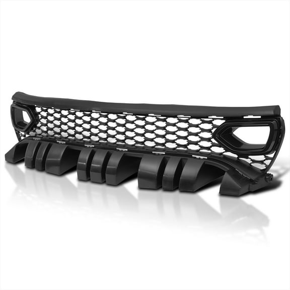 Spec-D Tuning Front Upper Grille w/ Air Duct Compatible with 2015-2023 Dodge Charger SRT GT R/T Scat Pack Daytona
