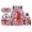 Horse Cherry Blossoms, variant on Yspwyqan Backpack Set with Lunch Box and Pencil Case, 4Pcs 600D Polyester Lightweight Backpack Set for School Elementary Middle High School Penguin Floral Travel Daypack