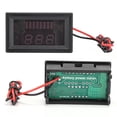 thumbnail image 3 of Durable Battery Voltmeter, Battery Voltmeter Display, Professional For 12V-60V Battery Car, 3 of 8