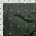 thumbnail image 2 of oneOone Organic Cotton Poplin Twill Fabric Arrow Ikat Print Sewing Fabric BTY 42 Inch Wide, 2 of 4