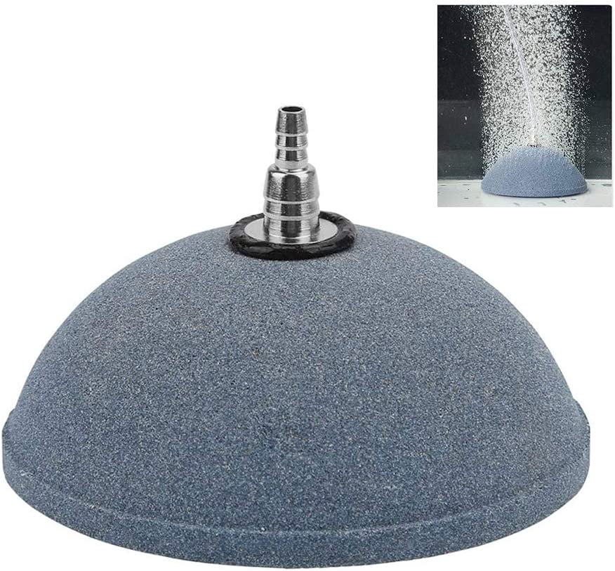 Diffuseur Air Aquarium Hygger - Pierre à Bulles Nano Silencieuse, Base Inox - 6.5cm - 6