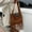 Coffee, variant on Seyotauo Women's Fringe Bag, Leather Crossbody Shoulder Bag with Adjustable Strap, Boho Retro Tassel Handbag Crossbody Bag