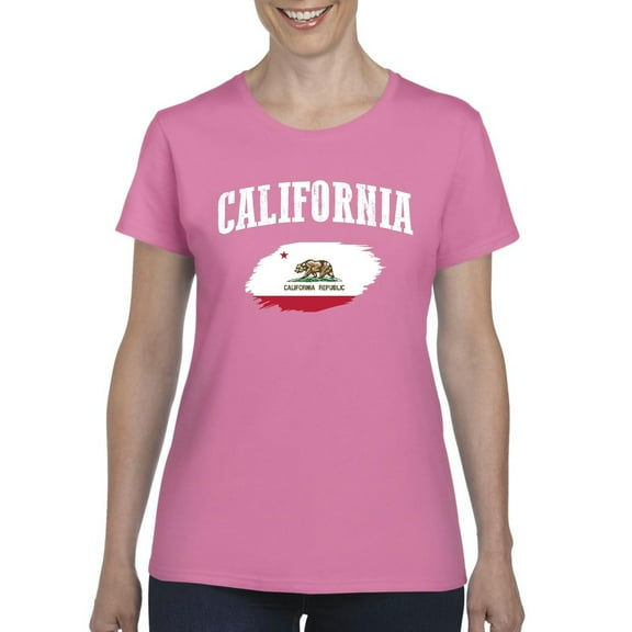 NIB - Women's T-Shirt Short Sleeve, up to Women Size 3XL - California Cali