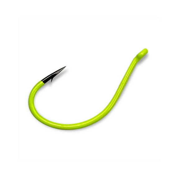 Gamakatsu Split Shot/Drop Shot Neon Hooks Chartreuse Size 2