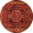 thumbnail image 1 of Ahgly Company Indoor Round Persian Orange Traditional Area Rugs, 6' Round, 1 of 1
