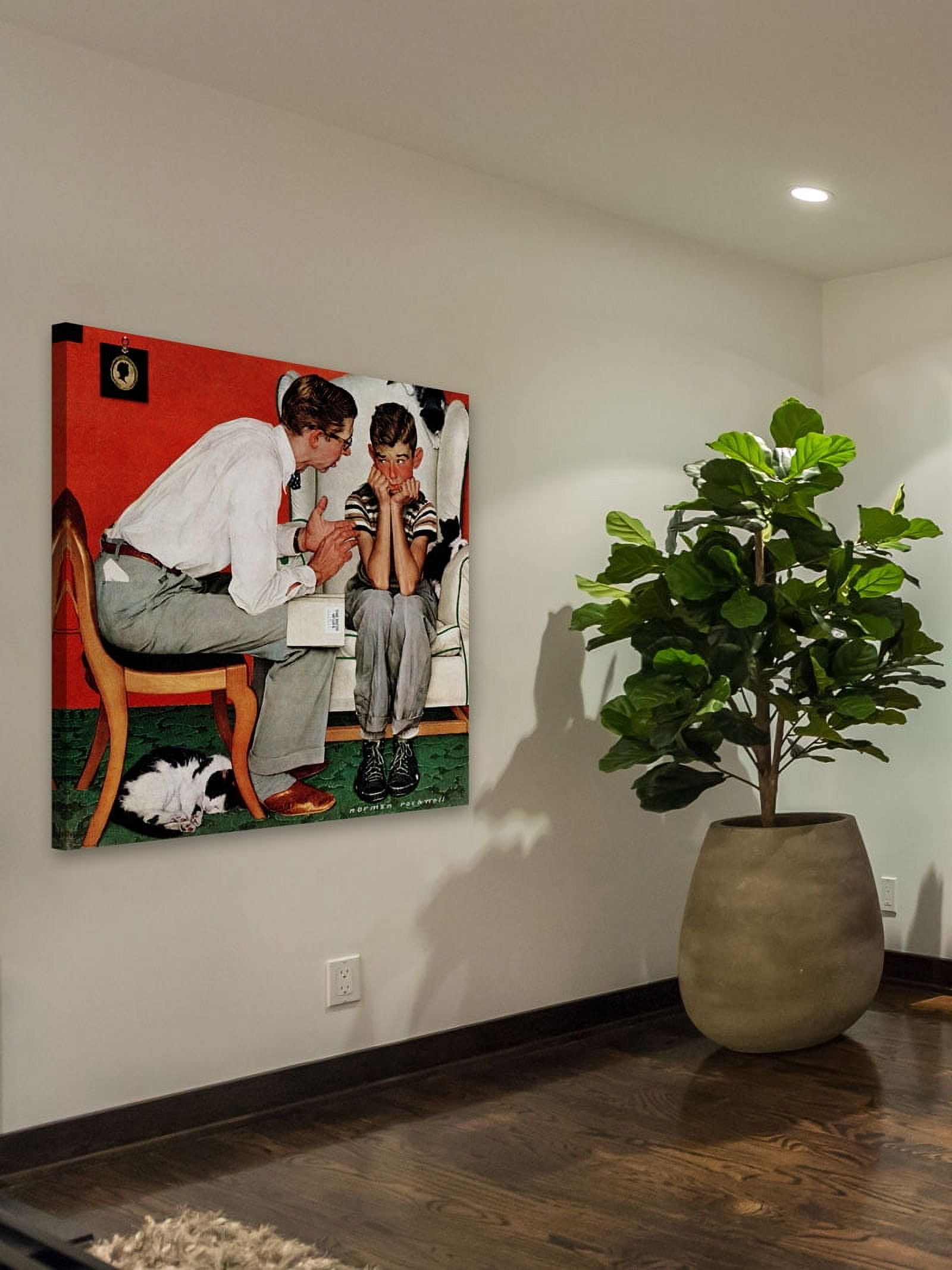 Marmont Hill "Facts of Life" by Norman Rockwell Painting Print on Canvas