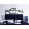 thumbnail image 3 of LaModaHome 2020 Silverado 2500HD 4th Gen Metal Silhouette Wall Art, 3 of 5