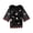 Black - pink, variant on Alfani Womens Embroidered Pullover Blouse, Black, Medium