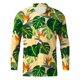 thumbnail image 3 of Camisas Vaqueras Para Hombre Camisas estampadas informales de manga larga para otoño e invierno para hombre, blusas superiores a la (Green, M), 3 of 5