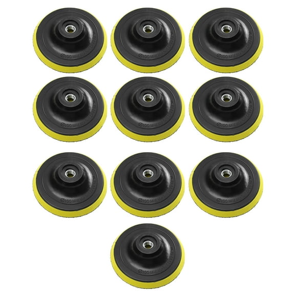 OUNONA 10 Pcs Polishing Disc Affordable Polishing Pads Car Detailing Pads 10x10cm Black