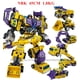 thumbnail image 5 of JINBAO NBK-figuras de acción 6 en 1 para niños y adultos, juguetes de transformación Devastator, Robot, coche KO G1, excavadora, modelo de camiones, 5 of 5