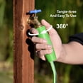 thumbnail image 6 of RainPoint 25FT Garden Hose with Hose Nozzle, 60% Lighter TPE Anti-Kink Water Hose Anti-Kink Flexible Hose,3/4" Fittings, 6 of 16