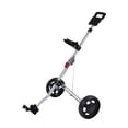 thumbnail image 2 of lacooooppia Golf Push Cart Cart Golf Bag Pull Cart Golf Bag Holder Outdoor Compact Foldable 2 Wheel Golf Trolley Golf Accessories, 2 of 8