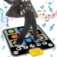 thumbnail image 4 of Graflsoa Multifunctional Music Dance Mat with Arrow Design, Battery-Powered Outdoor Game Pad, Princess Style, PE Fabric, 108x88cm, 5 Game Modes, 9 Difficulty Levels, 4 of 6