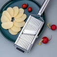 thumbnail image 7 of 4 in 1 Multifunctional Vegetable Slicer Set:Stainless Steel Vegetable Chopper,Grater and Slicer,Kitchen Food Slicer with 4 adjustable Blades for Cheese,Vegetables,Fruits (2 sets), 7 of 7