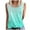 Green, variant on Womens Tank Top $4.98 Plus Size Sleeveless Gradient Round-Neck Summer Printed Tank Top Hot Pink XXXXL
