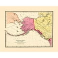thumbnail image 3 of USCS 24x20 Black Modern Framed Museum Art Print Titled - Alaska, British Territories, Siberia - USCS 1873, 3 of 5