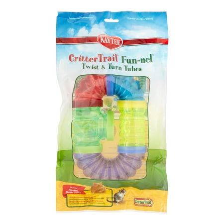 UPC: 0045125605730 | Kaytee CritterTrail Small Animal Fun-nels Twist & Turn Tubes  Assorted Colors