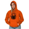 thumbnail image 4 of Celestial Sun Space Hands Spiritual Unisex Plus Fleece Graphic Hoodie Brisco Brands 2X, 4 of 5