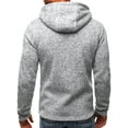 thumbnail image 3 of Sports Casual Printed Sweatshirt Fleece Cardigan Hooded U Neck Fashion Jacket, 3 of 6