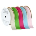 thumbnail image 4 of Offray Ribbon, Apple Green 7/8 inch Grosgrain Polyester Ribbon, 18 feet, 4 of 7