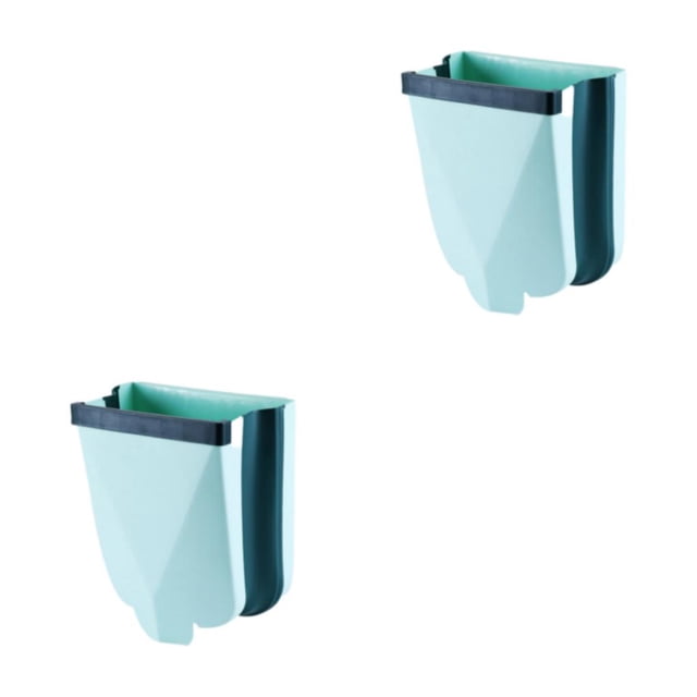 Monstrate Colgador extragrueso de carga pesada para una organización de cajones resistente PP ABS Gran apertura Plegable Fexible Fácil caída Verde L 2piezas