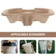 thumbnail image 4 of unbranded 50Ud Soporte Para Vasos Desechable Color Khaki Práctico Y Portátil Ideal Para Entregas Y Reuniones, 4 of 4