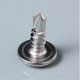 thumbnail image 3 of C44741 - Paquete de 100 - Tornillos para Chapa Autoperforantes - Cabeza Abombada Grande - Ø4,2x19mm - Acero Zincado - PH/Cascada Cruciforme - Bricolaje - Renovación, 3 of 4