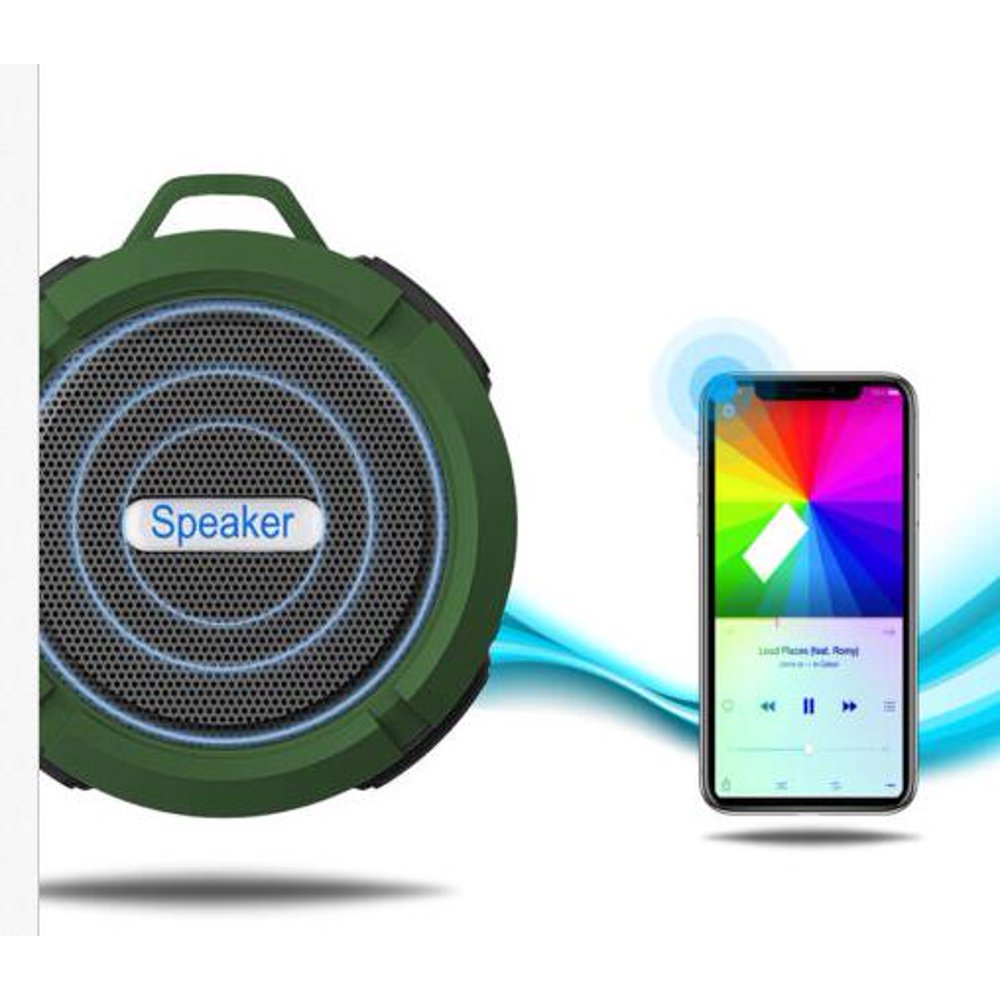 C6 Waterproof Bluetooth Speaker Mini Wireless Shower Radio Suction Cup