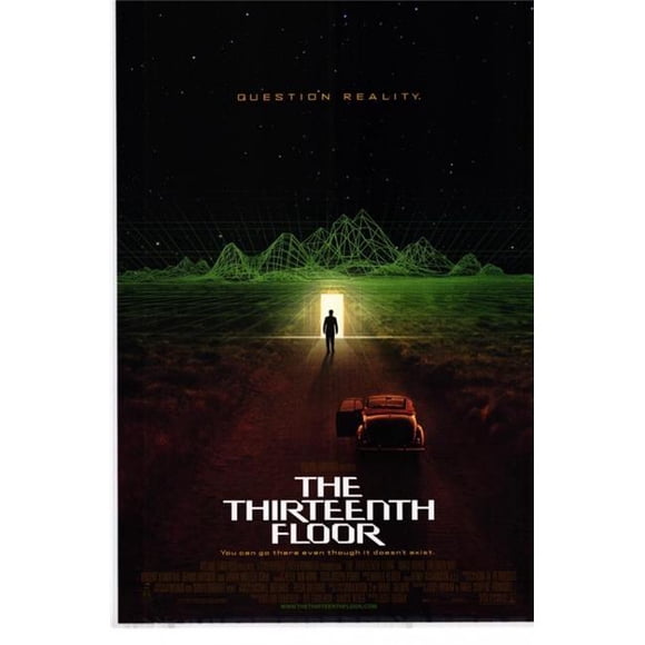 Pop Culture Graphics MOVAH1293 The Thirteenth Floor Movie Poster Print, 27 x 40