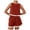 Wine, variant on MuXiKeJi Clothes Women's 2 Piece Short Sets Summer Crew Neck Short Sleeve Matching Sets Outfits with Pockets