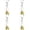Multicolor 4Packs, variant on Bird B^ite Pet Bells Toy Parrot African Greys Budgie Parakeet Cockatiel Parakeet Lovebird Cage Hanging Toy,20 cm,Gray