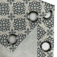 thumbnail image 4 of Ambesonne Oriental Grommet Curtain, Timeless Eastern Ornate, 50" x 108", Slate Blue Beige, 4 of 6
