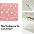 thumbnail image 5 of Valentine''s Day Pillow Covers 18x18 Set of 2, Love Heart Pink Throw Pillow Covers Valentine''s Day Decorative Pillowcase Valentine''s Day Decor for Home Couch Sofa Outdoor, 5 of 6