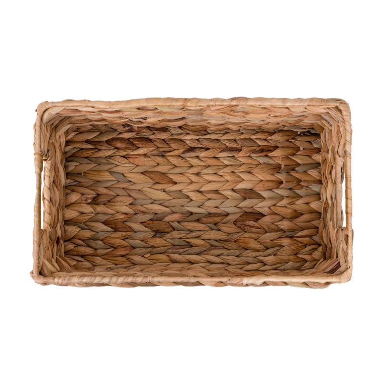 Mud Pie White House Nested Woven Trays - Seagrass Decorative Serving Trays Set Of 2