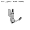 thumbnail image 2 of Uxcell 1.34''x0.35''x1.22'' #P58N Pie prensatela estrecho derecho para máquina de coser industrial, tono plateado de acero, 1 pieza, 2 of 2