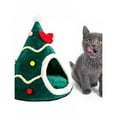 thumbnail image 4 of Autumn And Winter Pet Warm Three-Dimensional Sponge Christmas Hat Model Cat Litter Red And Green S--L Size, 4 of 6