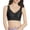 Black, variant on Kukoosong Bralette Bras for Women Fashion Women's Solid Color Lace Patchwork Push-Up Breathable Bra, Sizes XXL