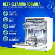Dishwasher Cleaner and Deodorizer Tablets 26-Pack, Deep Cleaning Descaler for Dishwasher Machine, Heavy Duty, Septic Safe, Removes Grease & Build-ups, 1 Year of Cleaning Supplies (No Scent)