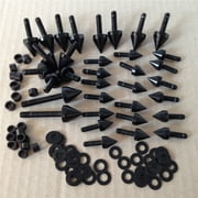 HTT-MOTOR Black Spike Fairing Bolts Kit For 1999-2007 Suzuki Hayabusa GSX1300R GSX-R 1300