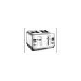 thumbnail image 1 of T-fal Grille-Pain en Acier Inoxydable, 4 Tranches, 1 of 1